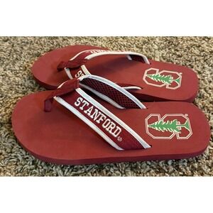 My Team Mens's Stanford University Stanford Cardinals Flip Flops L/XL